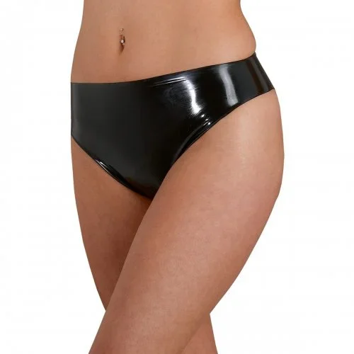 Latexslip »Briefs« in schwarz