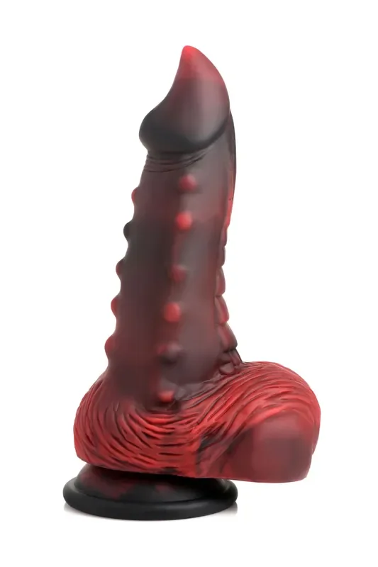 Lava Demon Dicker genoppter Dildo