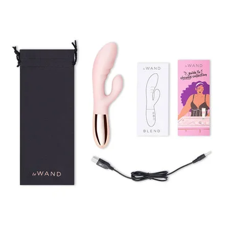 Le Wand BLEND Double Motor Rabbit Rechargeable Vibrator – Rose Gold