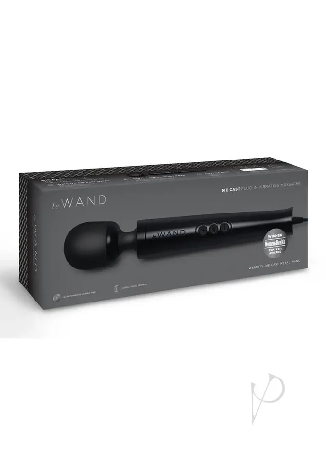 Le Wand Diecast Petite Plug-in Massager – Black