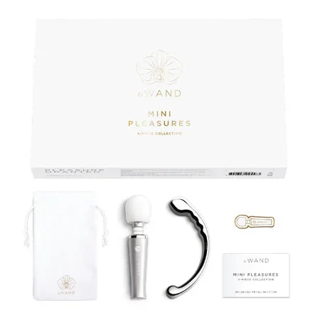 Le Wand Mini Pleasures 4 pc Kit – Chrome