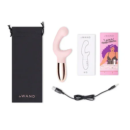 Le Wand XO Double Motor Wave Rechargeable Vibrator – Rose Gold