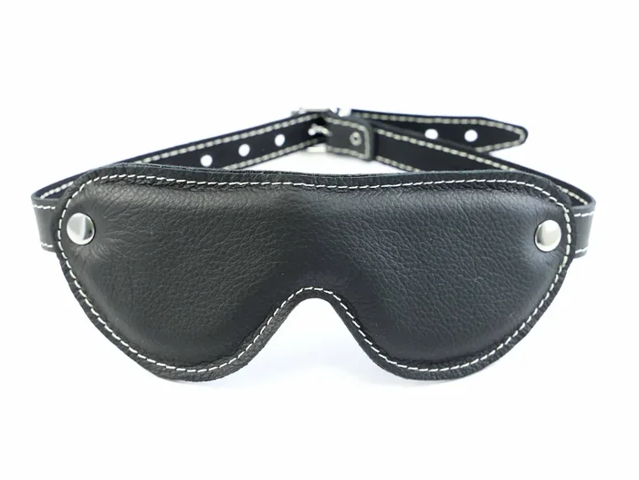 Leder-Augenmaske deluxe ‘Ivory‘