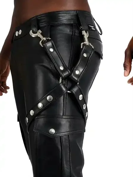 Leder Beinharness