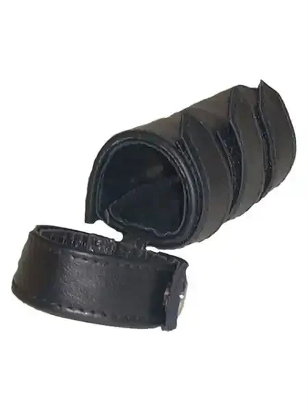 Leder Cockstrap mit Scheide