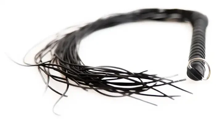Leder-Flogger mit spitzen Strängen