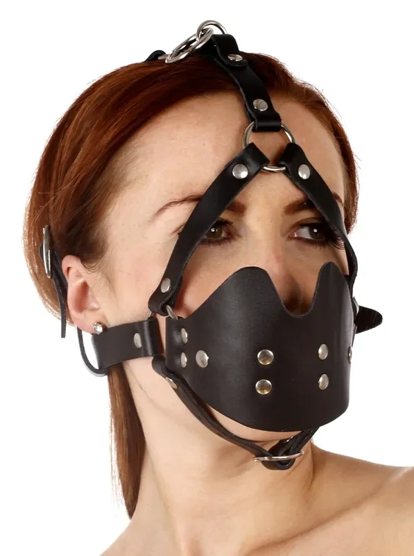 Leder-Harness mit Ballknebel