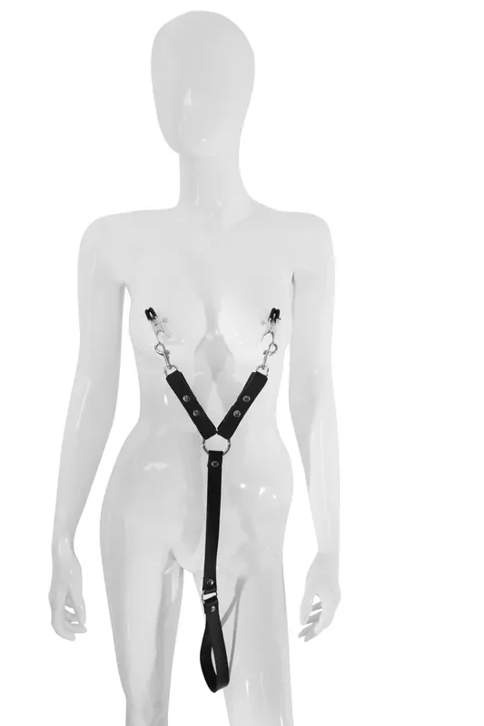 Leder-Leine mit abnehmbaren Klemmen