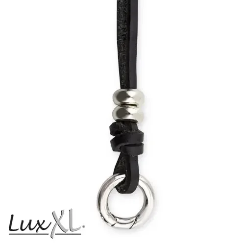 Lederkette mit Ring