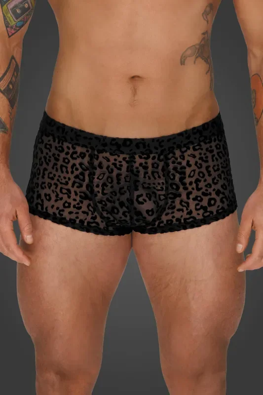 Leopard Flock Shorts