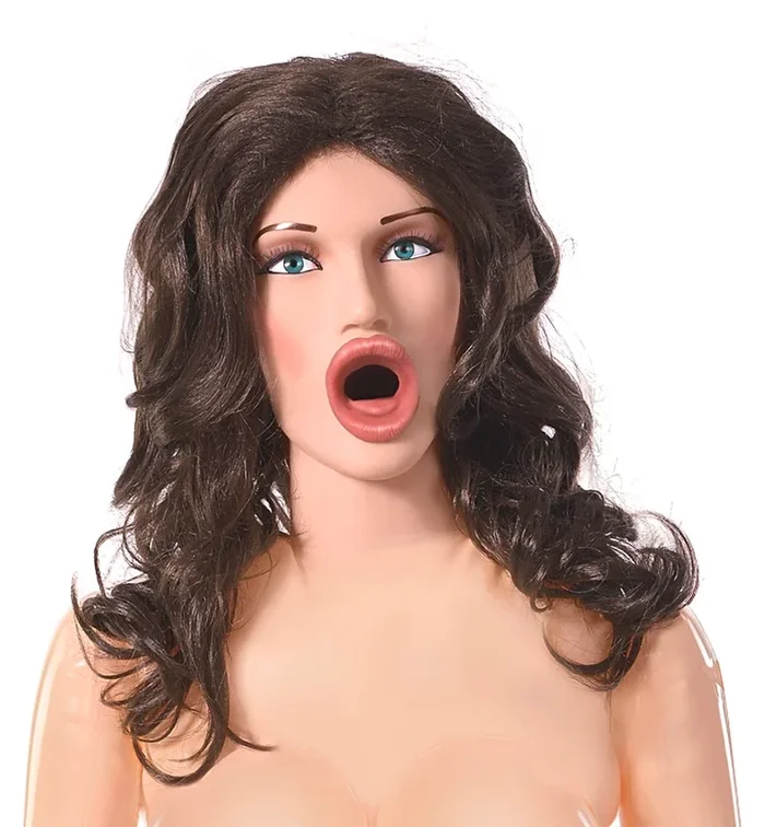 Liebespuppe „B.J. Betty“, mit 3D-Gesicht und 3 Lust-Öffnungen Pipedream Extreme Dollz