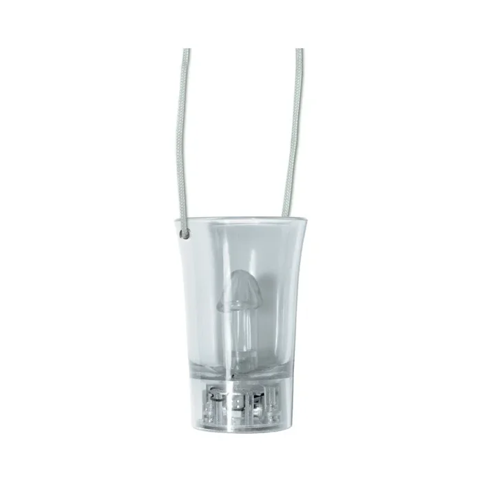 Light Up Pecker Party Shot Glass W/convenient Hang-string