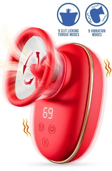 Lizer Stimulator mit Leck- Vakuumpump- & Vibrationsfunktion
