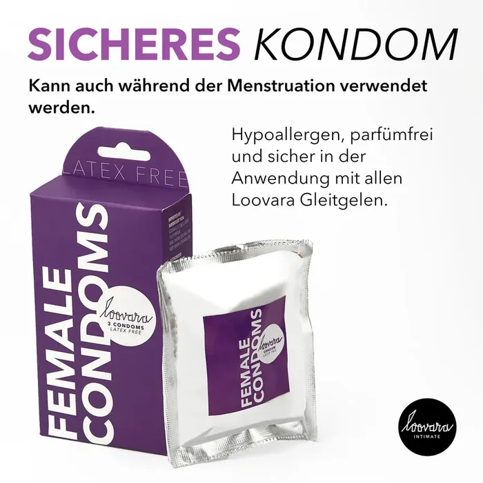 Loovara Intimate – Latexfreie Kondome für Frauen – 18 Stück