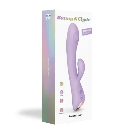 Love to Love Bunny & Clyde Tapping Rabbit – Viva Mauve