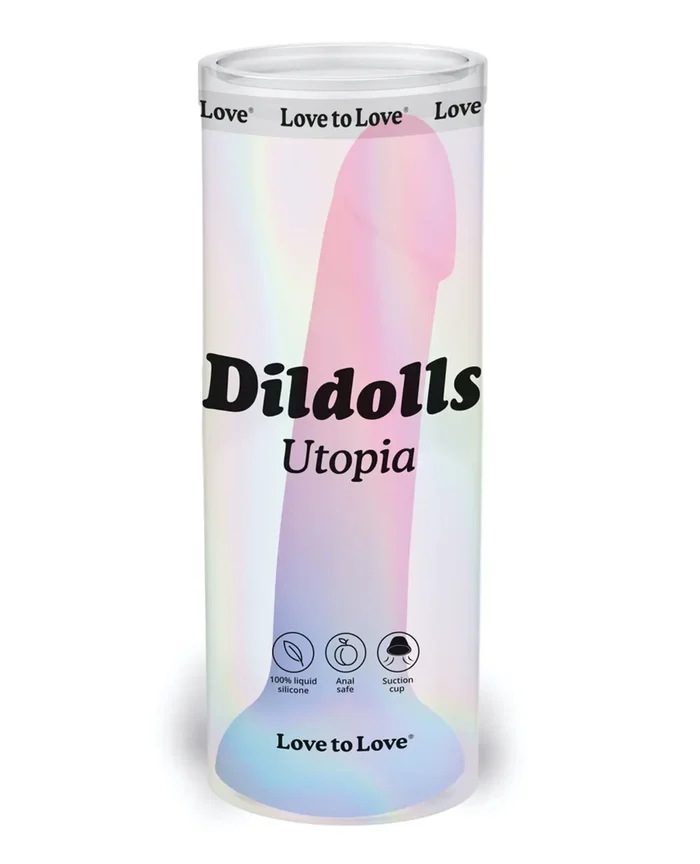 Love to Love Curved Suction Cup Dildolls Utopia – Asst Colors