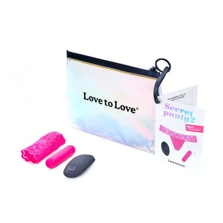 Love to Love Secret Panty Vibe 2 – Neon Pink