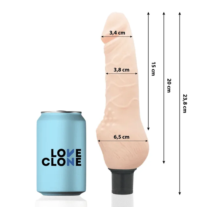 Loveclone – Daven Selbstschmierung Realistisch 23.8 CM -O- 3.8 CM