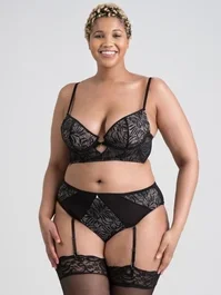 Lovehoney Parisienne Charm Schrittfreies BH Set aus Spitze
