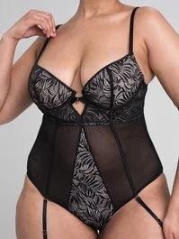 Lovehoney Parisienne Charm Spitzen-Body ohne Schritt