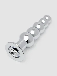Lovehoney Power Analplug aus Aluminium mit Kristall
