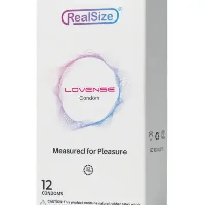Lovense RealSize 52mm Condoms – Box of 12