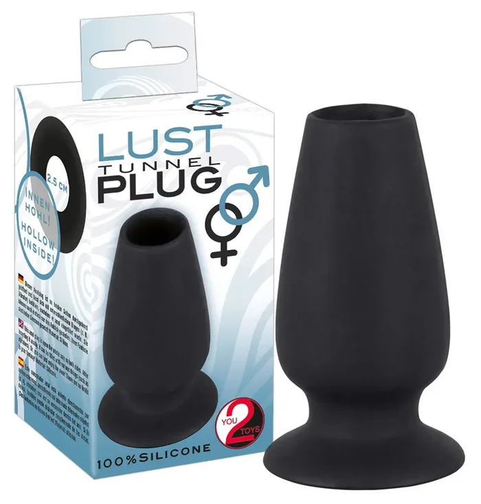 Lust Tunnel Analplug in Schwarz