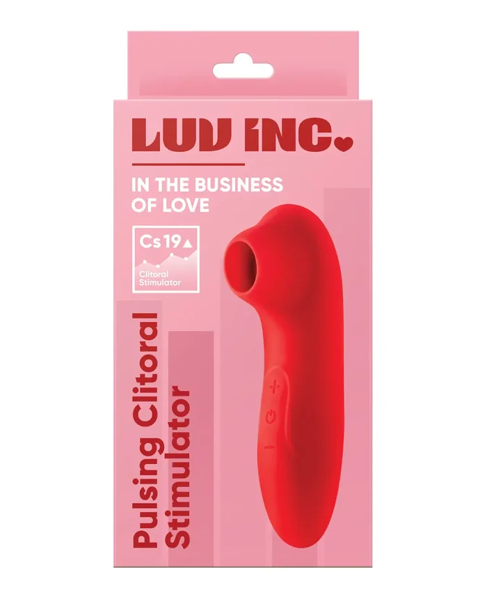 Luv Inc. Pulsating Clitoral Stimulator – Red