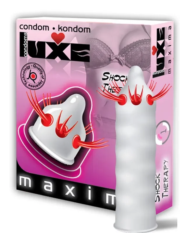 Luxe Condoms Shock Therapy 1 pc