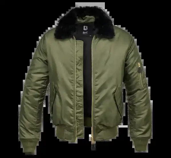 MA2 Jacke mit Kunstfellkragen
