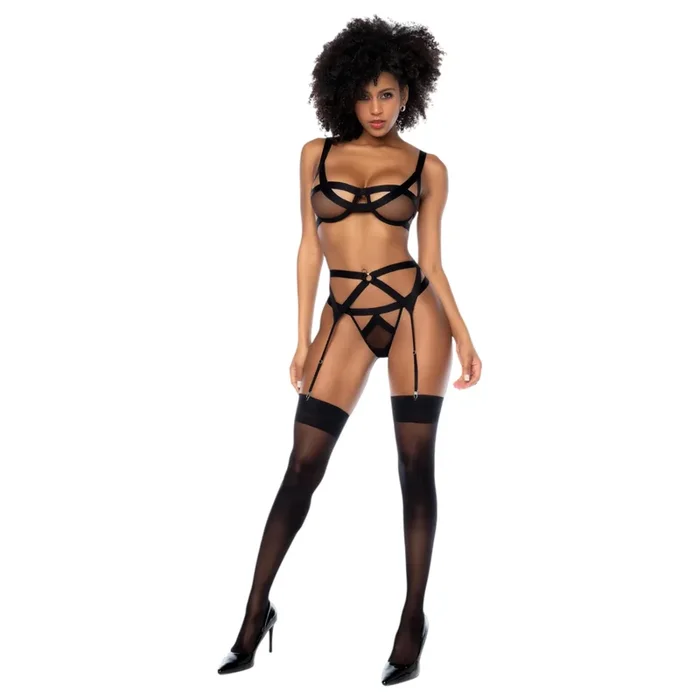 Mapalé – Reizendes Dessous-Set (schwarz)