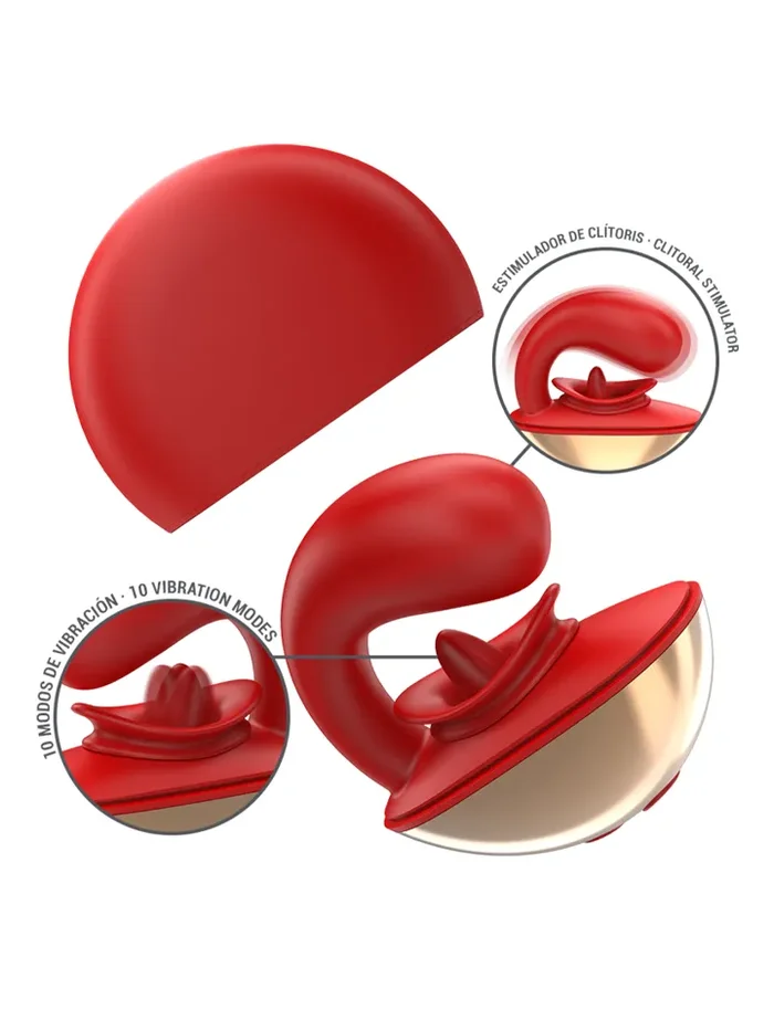 Mariah 10 Vibrationen & Stimulator in U-Form