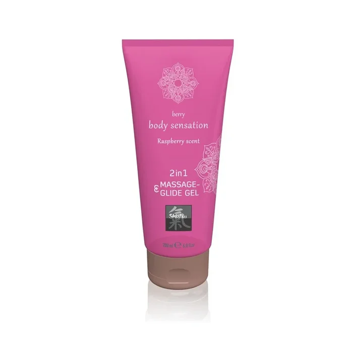 Massagegel und Gleitel »Shiatsu – Himbeere« – Inhalt: 200 ml
