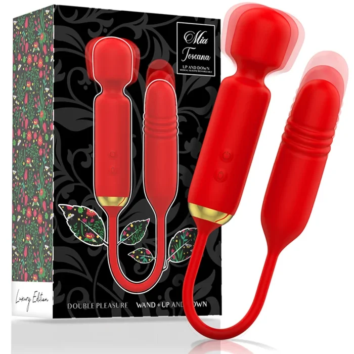 Massagezauberstab & Analstimulator Mia Toscana – Doppelte Freude
