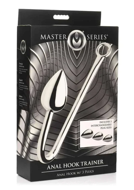 Master Series Anal Hook Trainer With 3 Plugs