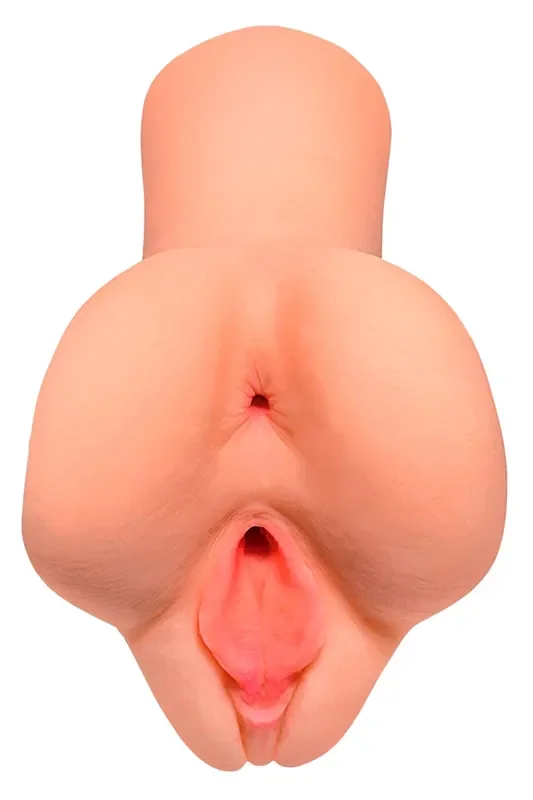 Masturbator in lebensechter Anus-/Vagina-Optik mit Noppen und Rillen