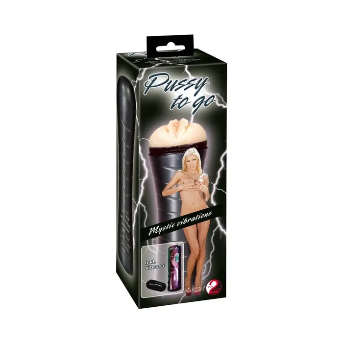 Masturbator »Pussy to Go« – Vagina-Masturbator mit Vibro-Ei