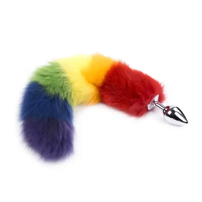 Metall Foxtail Analplug