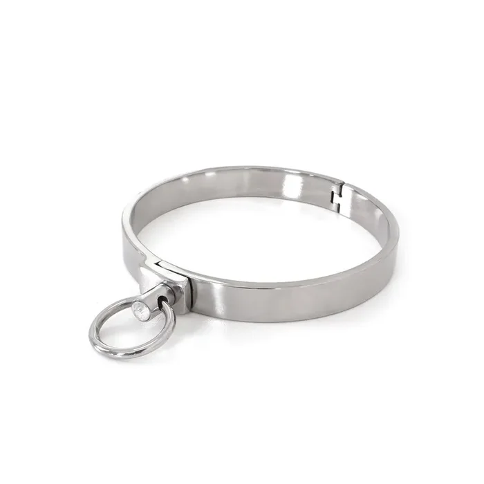Metallhalsband mit Ring