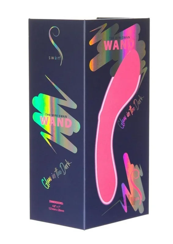 Mini Swan Wand Gitd Pink