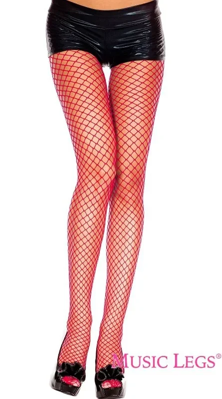 Minidiamantnetzstrumpfhose aus Elasthan