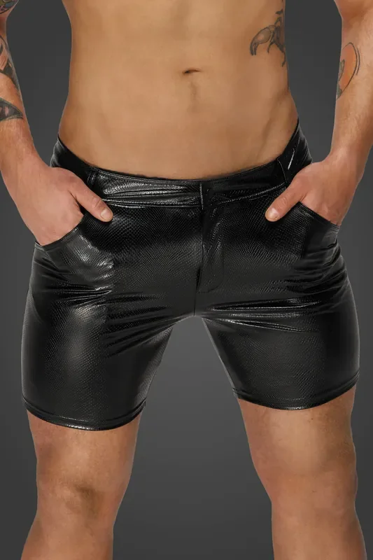 Mittellange Shorts aus Schlangen Wetlook