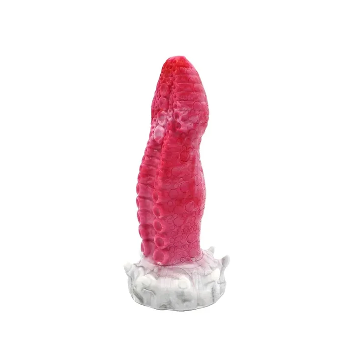 Monster Dildo ‘Beast III‘ rot/weiß