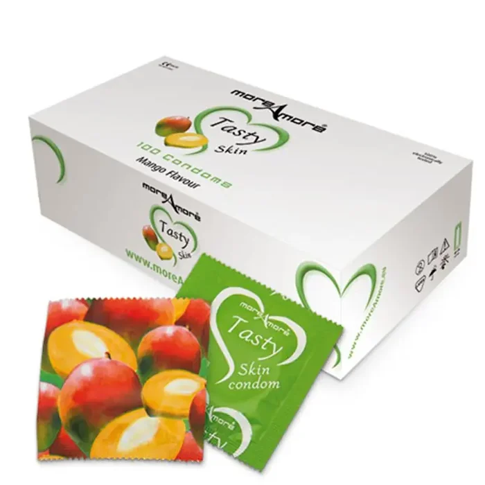 MoreAmore Tasty Skin Mango Kondome 100 Stück