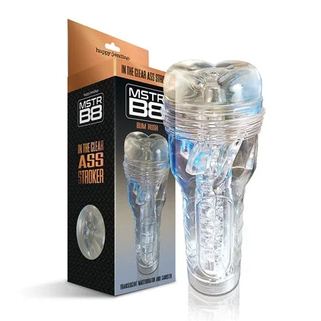 MSTR B8 In the Clear Anal Stroker – Clear