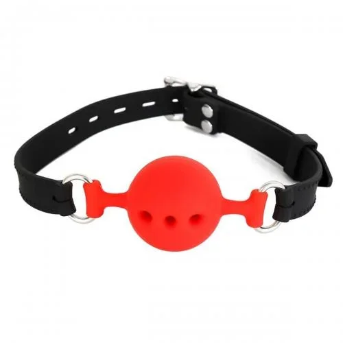 Mundknebel »Red Ballgag« zum Durchatmen | abschließbar
