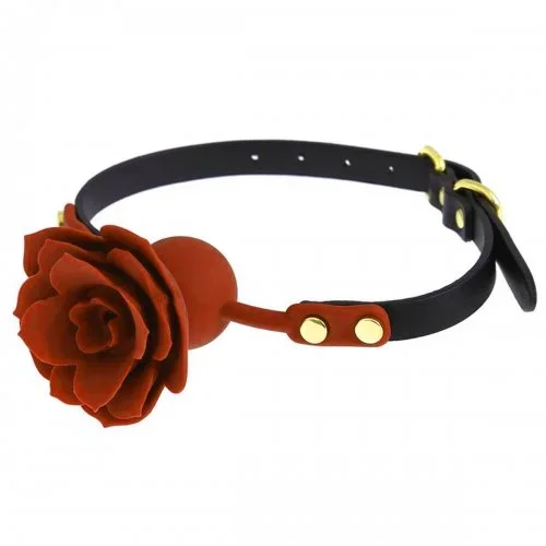 Mundknebel »Rose Ballgag« zum Durchatmen in Rot