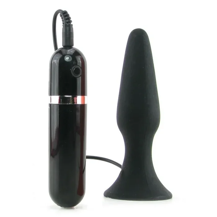 My 1st Silicone Surge Vibrating Butt Plug in Black