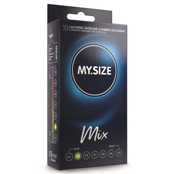 MY Size – Mix Kondome 49 MM 10 Einheiten