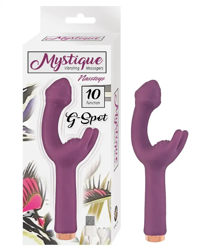 Mystique Vibrating G Spot Massager – Eggplant